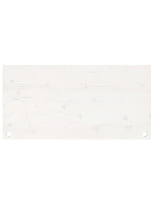 Rakstāmgalda virsma, balta, 110x55x2,5 cm, priedes masīvkoks