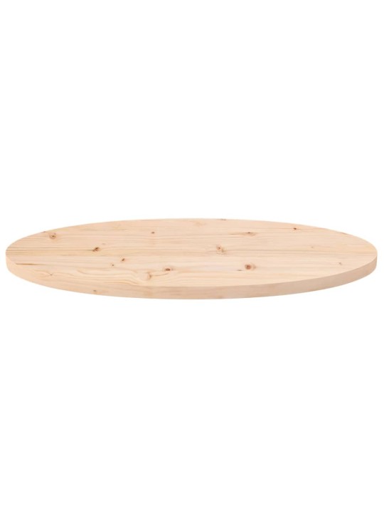 Galda virsma, 60x30x2,5 cm, priedes masīvkoks, ovāla