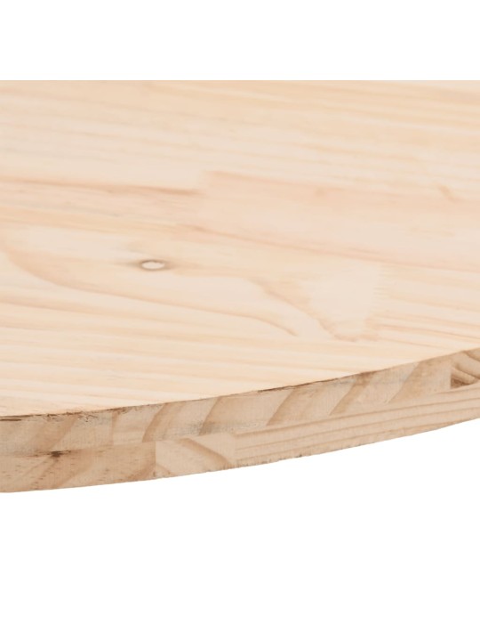 Galda virsma, 60x30x2,5 cm, priedes masīvkoks, ovāla