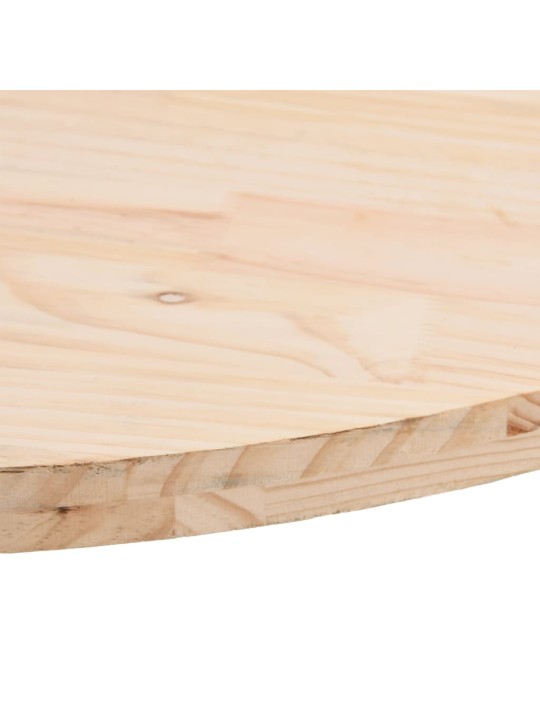 Galda virsma, 70x35x2,5 cm, priedes masīvkoks, ovāla