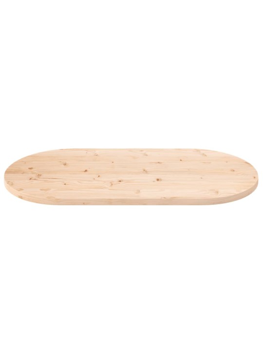 Galda virsma, 110x55x2,5 cm, priedes masīvkoks, ovāla