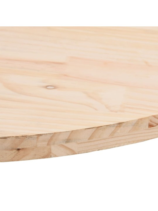 Galda virsma, 110x55x2,5 cm, priedes masīvkoks, ovāla