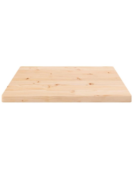 Galda virsma, 50x50x2,5 cm, priedes masīvkoks, kvadrāta forma