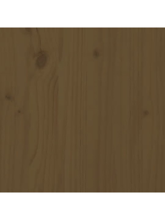 Augstā puķu kaste, brūna, 121x50x57 cm, priedes masīvkoks