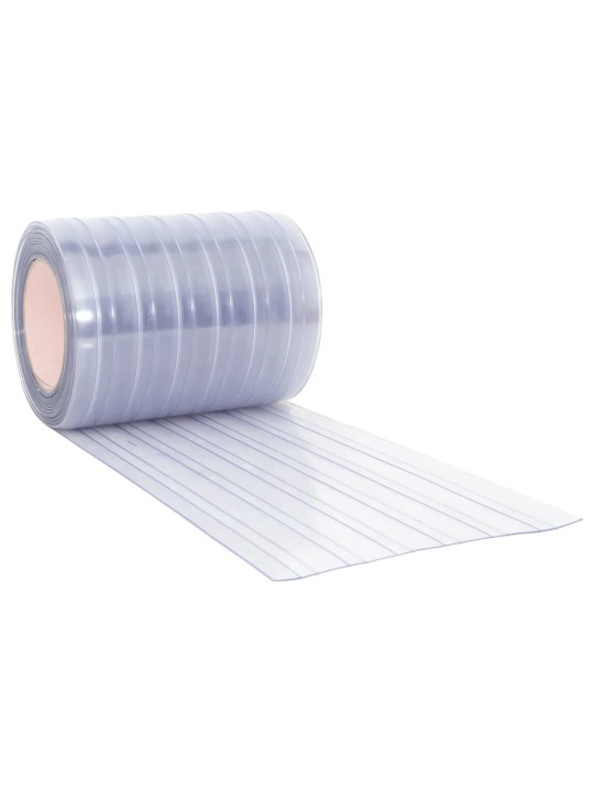 Durvju aizkars, caurspīdīgs, 300 mm x 2,6 mm, 10 m, pvc