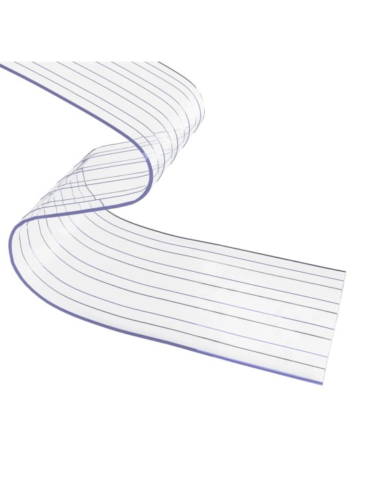 Durvju aizkars, caurspīdīgs, 300 mm x 2,6 mm, 10 m, pvc