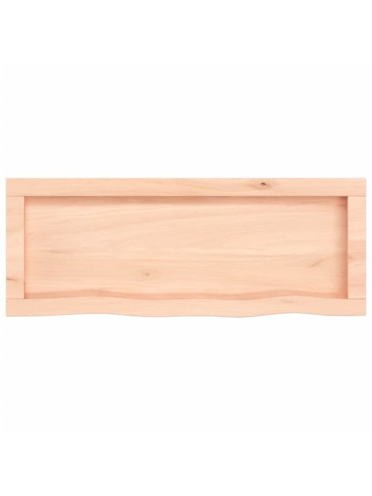 Sienas plaukts, 80x30x(2-4) cm, neapstrādāts ozola masīvkoks