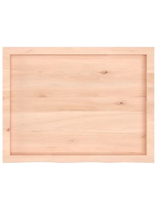 Sienas plaukts, 80x60x(2-4) cm, neapstrādāts ozola masīvkoks