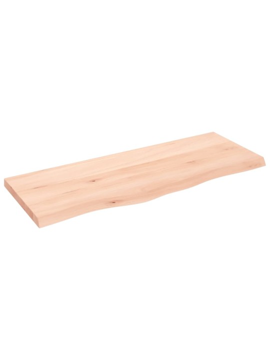 Sienas plaukts, 100x40x(2-4) cm, neapstrādāts ozola masīvkoks