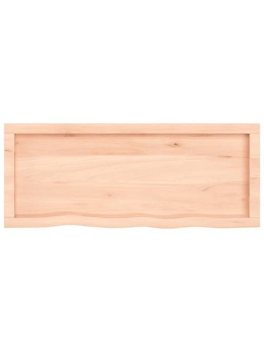 Sienas plaukts, 100x40x(2-6) cm, neapstrādāts ozola masīvkoks
