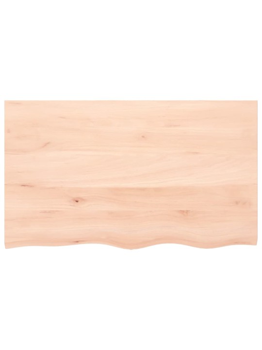 Sienas plaukts, 100x60x(2-4) cm, neapstrādāts ozola masīvkoks