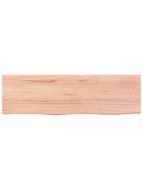 Sienas plaukts, gaiši brūns, 100x30x(2-4) cm, ozola masīvkoks