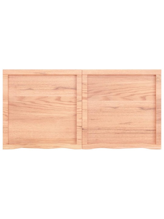 Sienas plaukts, gaiši brūns, 120x60x(2-4) cm, ozola masīvkoks
