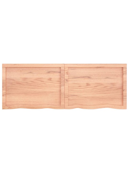 Sienas plaukts, gaiši brūns, 140x50x(2-4) cm, ozola masīvkoks