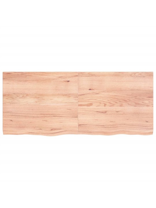 Sienas plaukts, gaiši brūns, 140x60x(2-4) cm, ozola masīvkoks