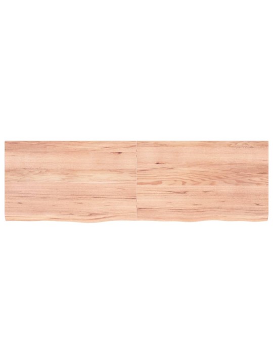 Sienas plaukts, gaiši brūns, 160x50x(2-4) cm, ozola masīvkoks