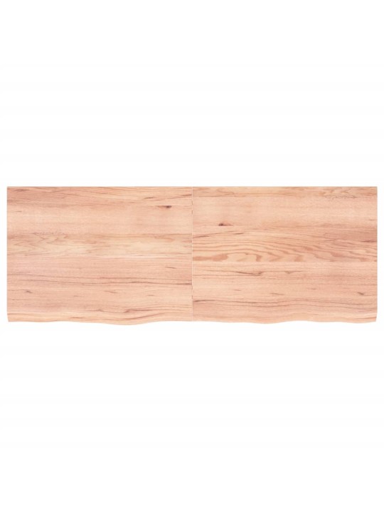Sienas plaukts, gaiši brūns, 160x60x(2-4) cm, ozola masīvkoks