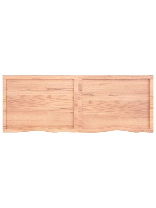 Sienas plaukts, gaiši brūns, 160x60x(2-6) cm, ozola masīvkoks