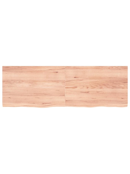 Sienas plaukts, gaiši brūns, 180x60x(2-4) cm, ozola masīvkoks