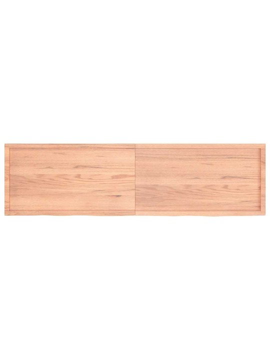 Sienas plaukts, gaiši brūns, 220x60x(2-4) cm, ozola masīvkoks