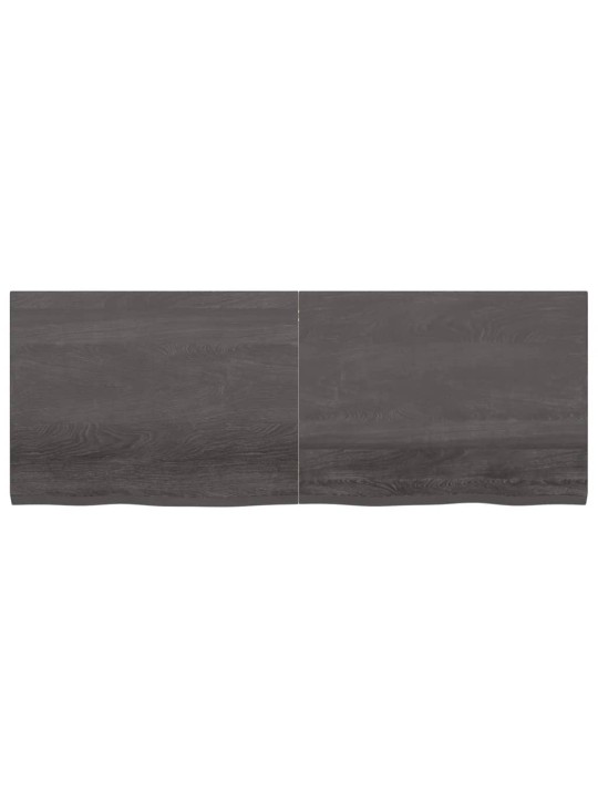 Sienas plaukts, tumši brūns, 160x60x(2-4) cm, ozola masīvkoks