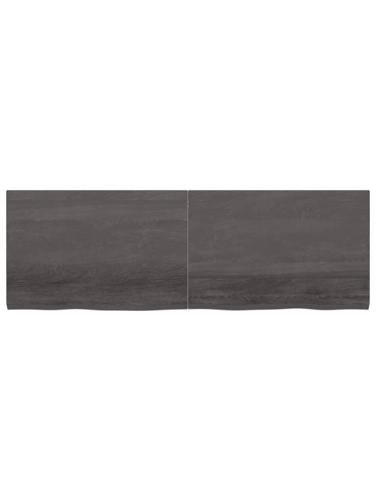 Sienas plaukts, tumši brūns, 180x60x(2-4) cm, ozola masīvkoks