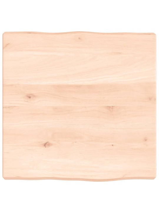 Galda virsma, 40x40x(2-4) cm, masīvkoks, dabīgas formas mala