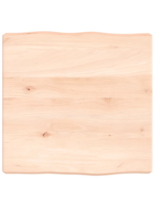 Galda virsma, 40x40x(2-6) cm, masīvkoks, dabīgas formas mala