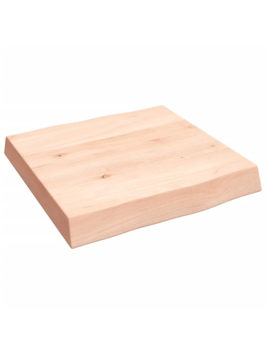 Galda virsma, 40x40x(2-6) cm, masīvkoks, dabīgas formas mala