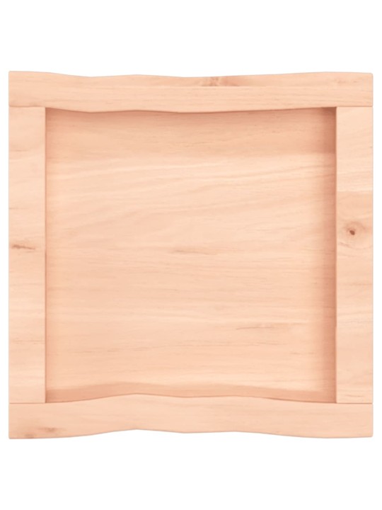 Galda virsma, 40x40x(2-6) cm, masīvkoks, dabīgas formas mala