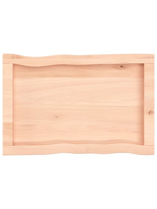 Galda virsma, 60x40x(2-4) cm, masīvkoks, dabīgas formas mala