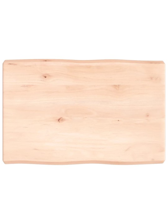 Galda virsma, 60x40x(2-6) cm, masīvkoks, dabīgas formas mala