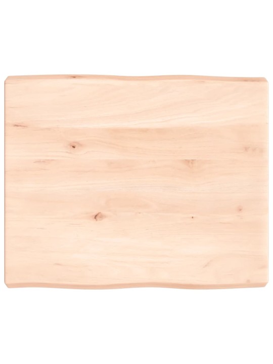 Galda virsma, 60x50x(2-6) cm, neapstrādāts ozola masīvkoks