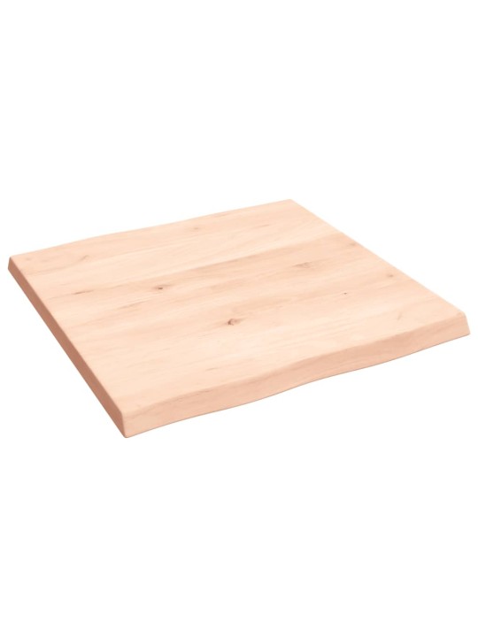Galda virsma, 60x60x(2-4) cm, neapstrādāts ozola masīvkoks