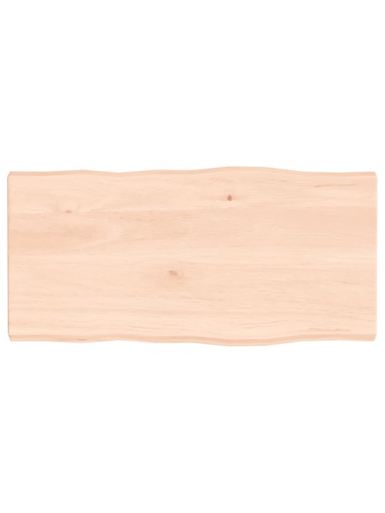 Galda virsma, 80x40x(2-4) cm, masīvkoks, dabīgas formas mala