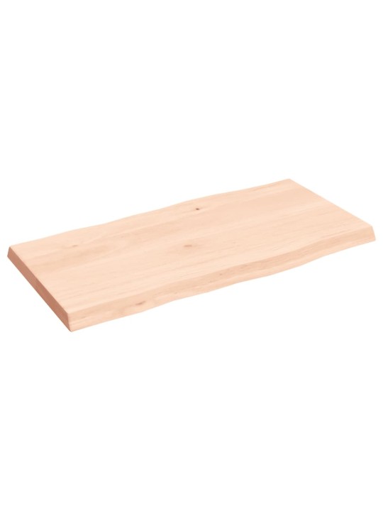 Galda virsma, 80x40x(2-4) cm, masīvkoks, dabīgas formas mala