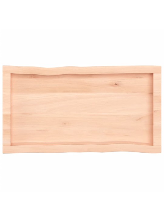 Galda virsma, 80x40x(2-4) cm, masīvkoks, dabīgas formas mala