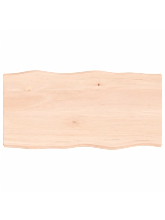 Galda virsma, 100x50x(2-4) cm, masīvkoks, dabīgas formas mala