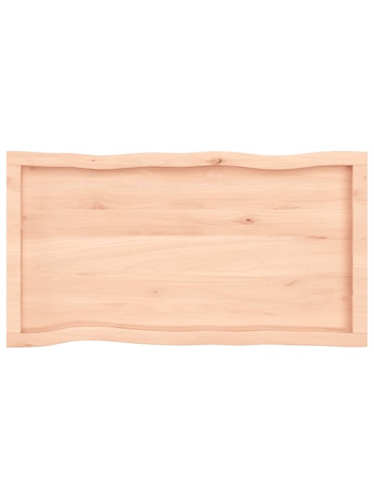 Galda virsma, 100x50x(2-4) cm, masīvkoks, dabīgas formas mala