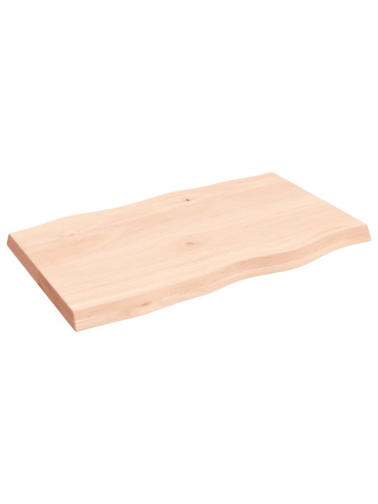 Galda virsma, 100x60x(2-6) cm, masīvkoks, dabīgas formas mala