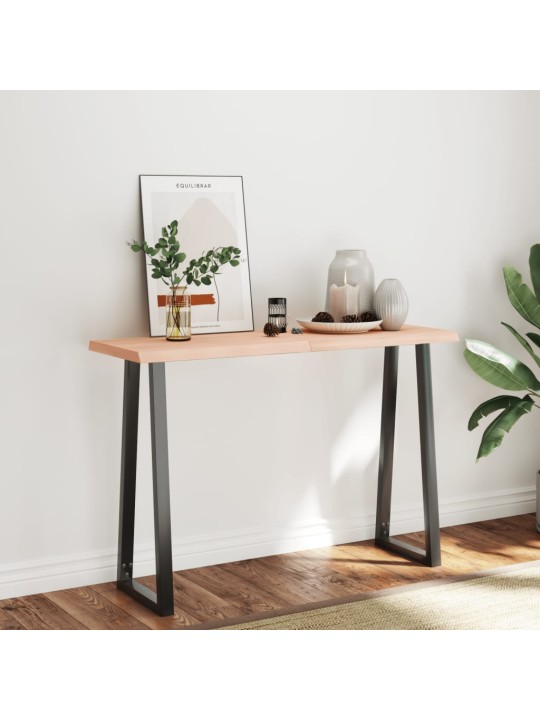 Galda virsma, 120x40x(2-4) cm, masīvkoks, dabīgas formas mala