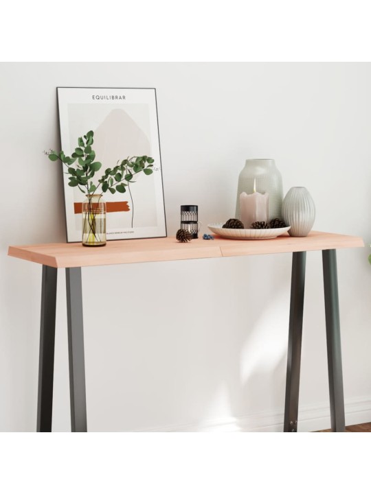 Galda virsma, 120x40x(2-4) cm, masīvkoks, dabīgas formas mala
