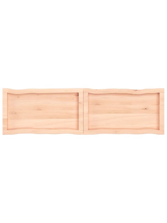Galda virsma, 140x40x(2-4) cm, masīvkoks, dabīgas formas mala