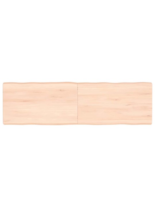 Galda virsma, 140x40x(2-6) cm, masīvkoks, dabīgas formas mala