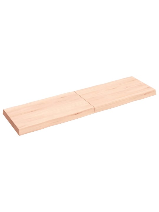 Galda virsma, 140x40x(2-6) cm, masīvkoks, dabīgas formas mala