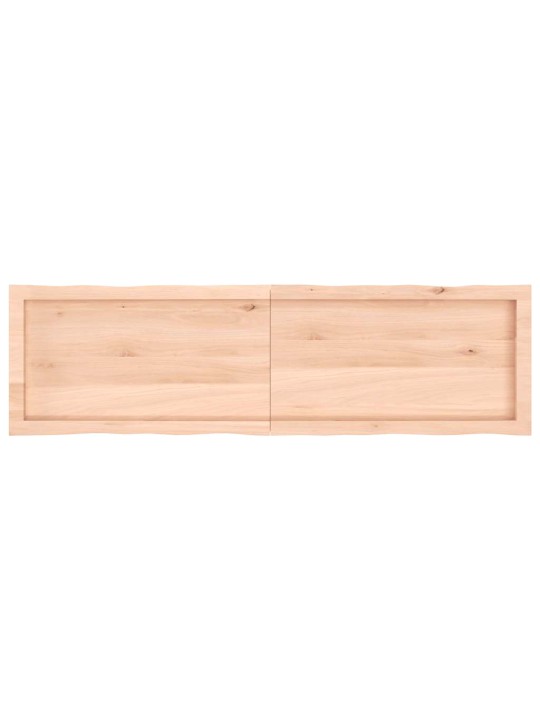 Galda virsma, 140x40x(2-6) cm, masīvkoks, dabīgas formas mala