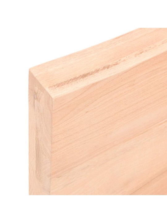 Galda virsma, 140x40x(2-6) cm, masīvkoks, dabīgas formas mala