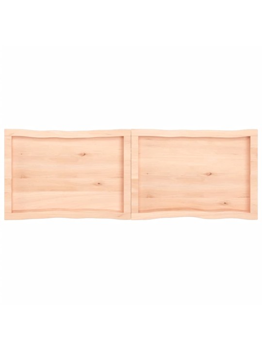 Galda virsma, 140x50x(2-4) cm, masīvkoks, dabīgas formas mala