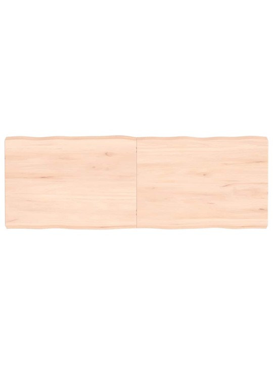 Galda virsma, 140x50x(2-6) cm, masīvkoks, dabīgas formas mala
