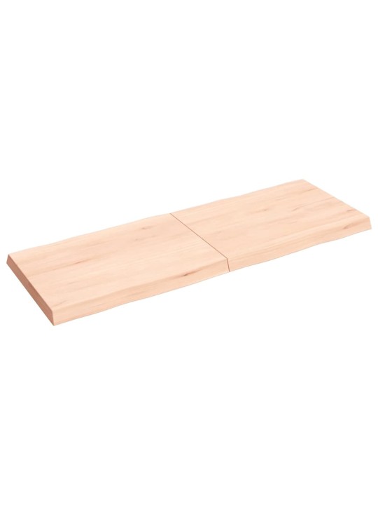 Galda virsma, 140x50x(2-6) cm, masīvkoks, dabīgas formas mala